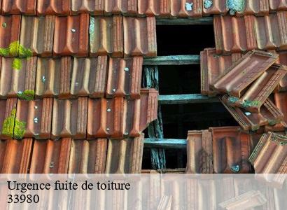 Urgence fuite de toiture