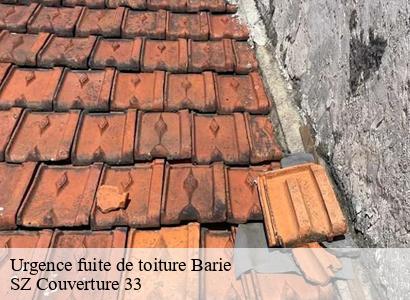 Urgence fuite de toiture