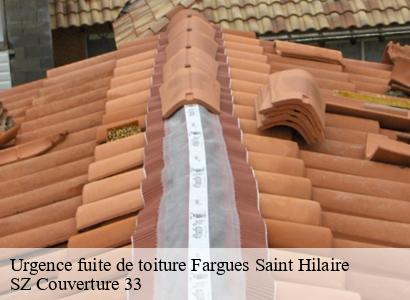 Urgence fuite de toiture