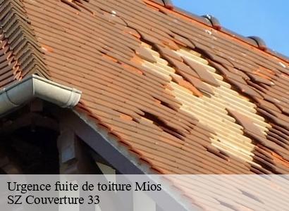 Urgence fuite de toiture