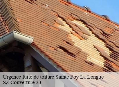 Urgence fuite de toiture